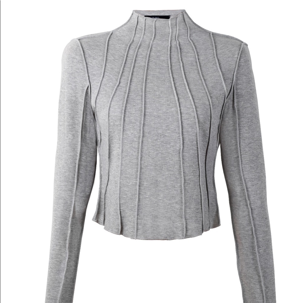 Crop overlock top